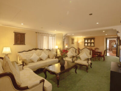 grand suite living room four star hotel in dubai