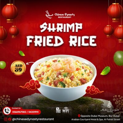 shrimp fried rice chinese dynasty